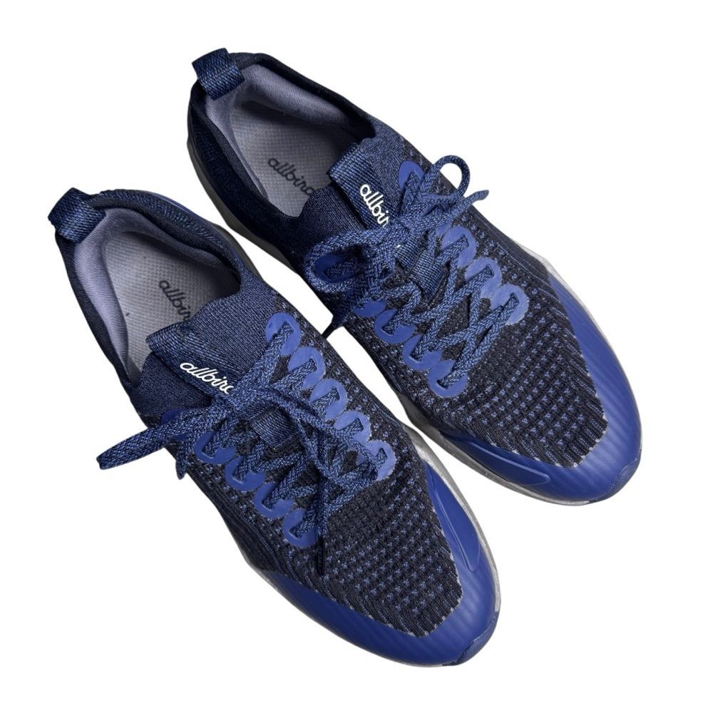 Allbirds Womens Navy Knit TF2 Tree Flyer 2 Active Running Shoes Size 9